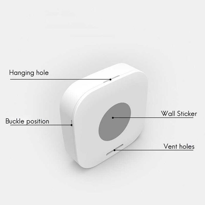 Стенен мини термометър с влагомер хидрометър