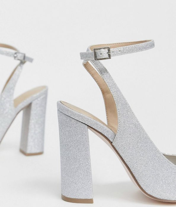 Дамски офиц. обувки - дебел ток