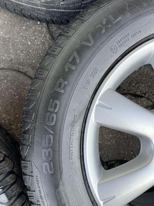 Jante aliaj 5x130mm, anvelope 235/65 R17, VW Touareg, Audi Q7