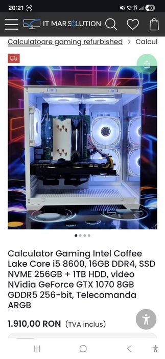 Calculator gaming in garanție