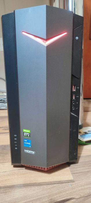 Геймърски Компютър Acer Nitro 50 | i5-11400F | Predator RTX 3060 Ti | 16GB RAM DDR4 | 2.5TB NVMe SSD