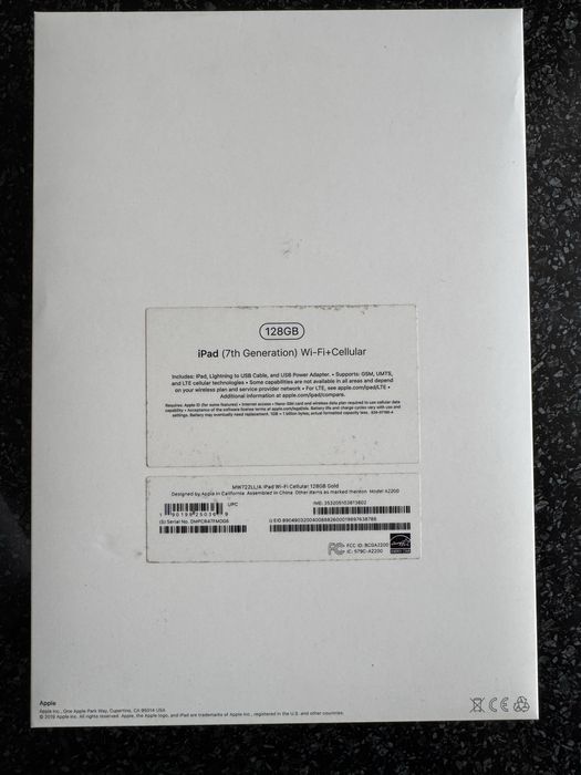 ipad 7 поколения 128ГБ+Cellular LTE/eSIM