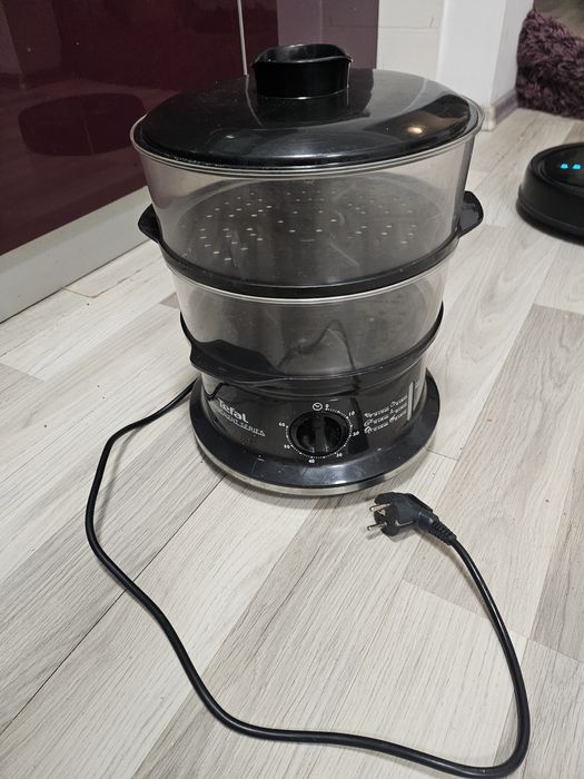 Aparat de gatit cu aburi Tefal VC 1401 , 980W , 6 l , 2 contain