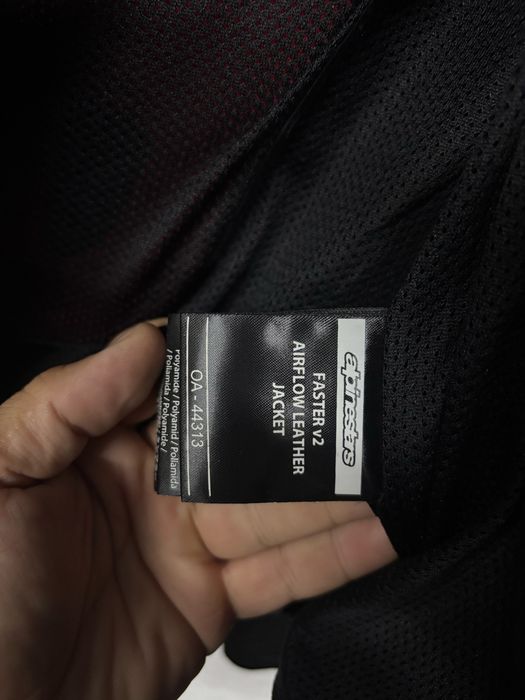 Alpinestarrs Faster V2 airflow