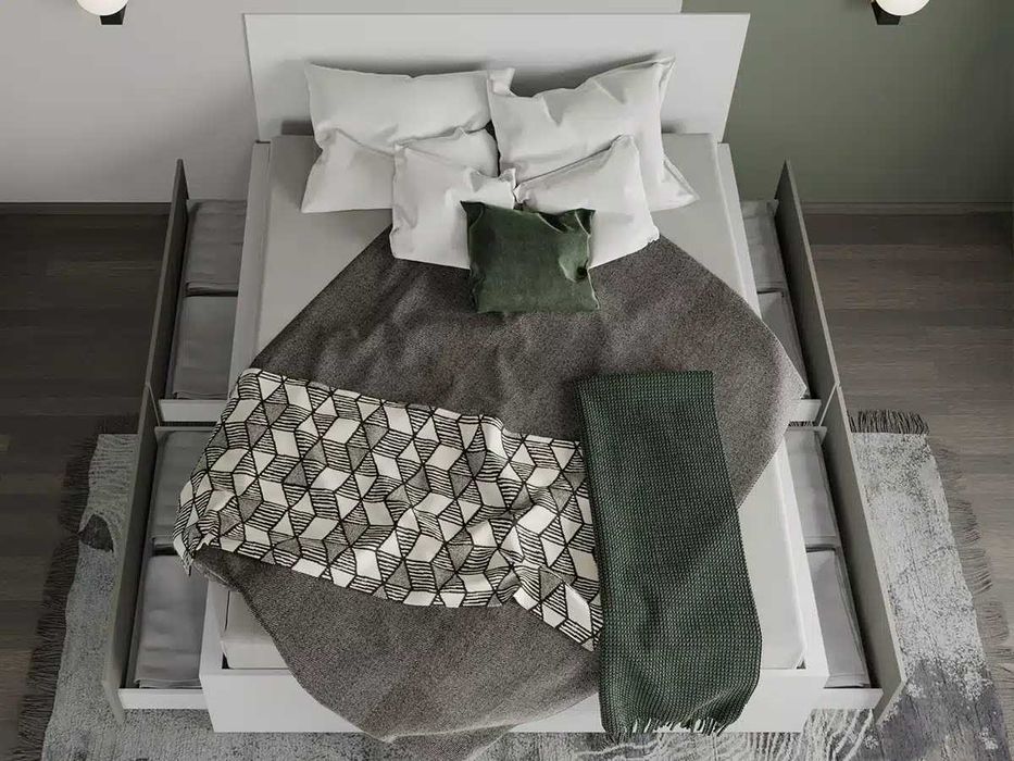 Set Mobila Dormitor Casmir / Alb Soares C26