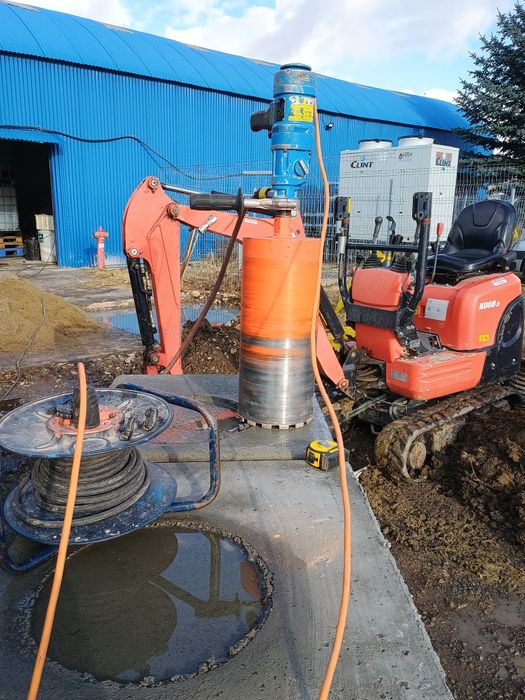 Gauri prin beton,carotare.