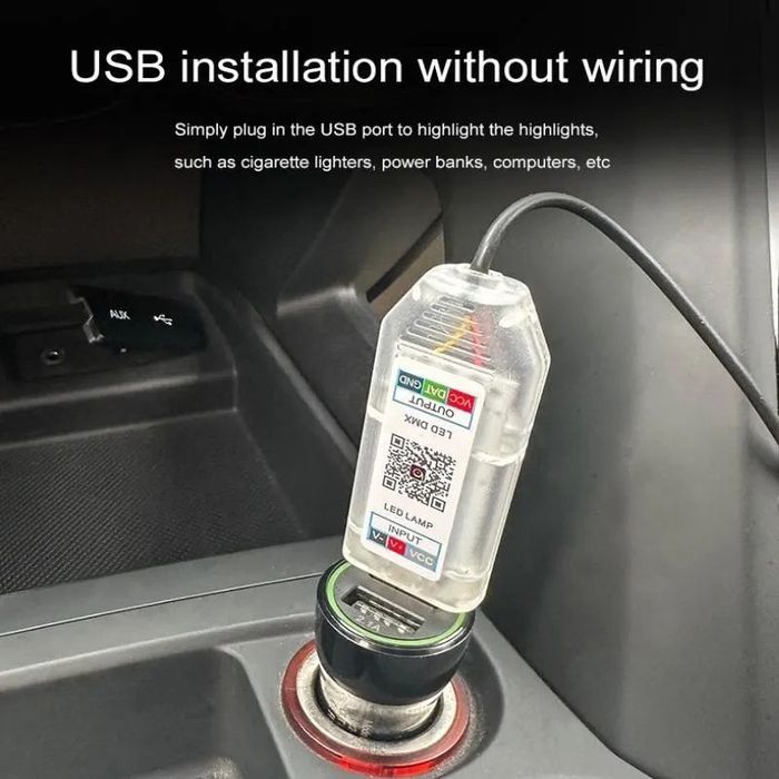 lumina ambientala cu banda acrilica rgb si alimenatre la usb