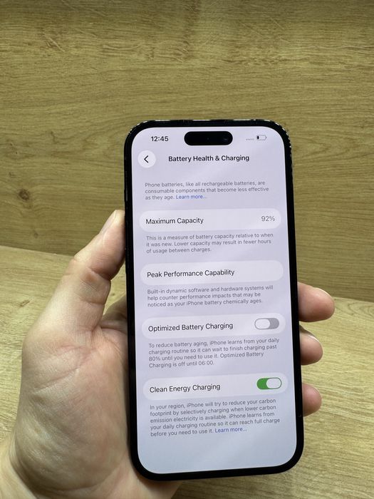 iPhone 14 PRO Max 128Gb Black 92% battery life