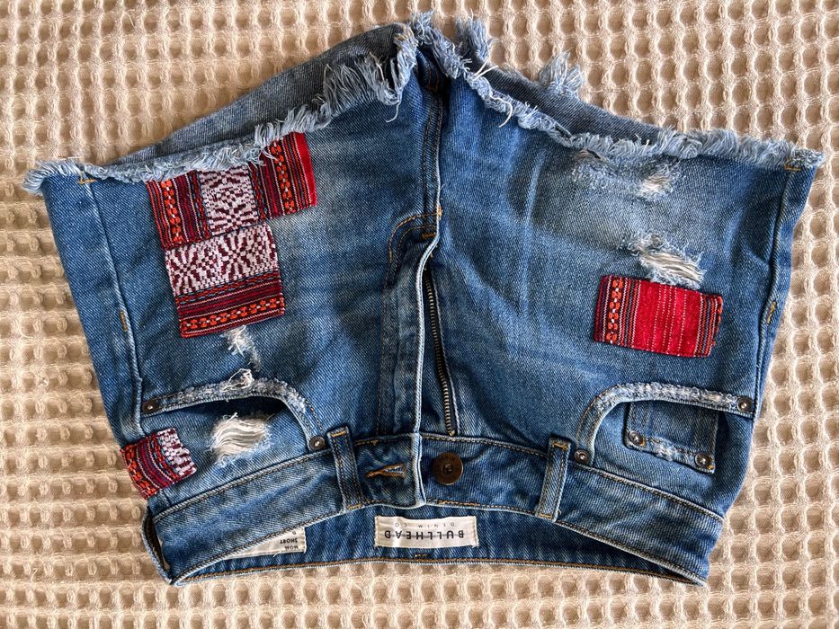 Къси дънкови панталонки XS