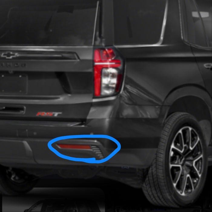 Chevrolet Tahoe. Отражатель катафот