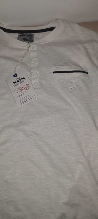 Men Tshirt - M white - Be Board - cu eticheta