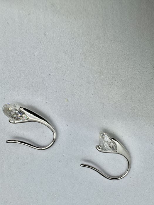 Стебърни обеци с мойсанит (Диамант) 1 карат