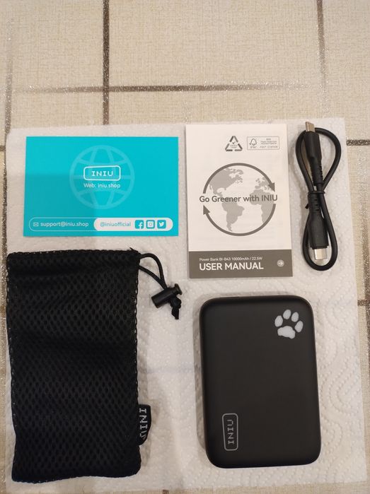 Магнитна външна батерия INIU BI-B43 Magpro  10000mAh  Magnetic