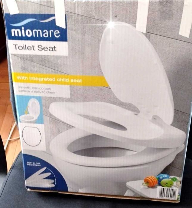 Седалка за дете и нормална седалка За тоалетна под общ капак , WC