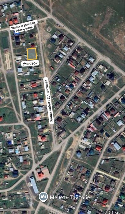 Продам участок 13 сот Тайтобе