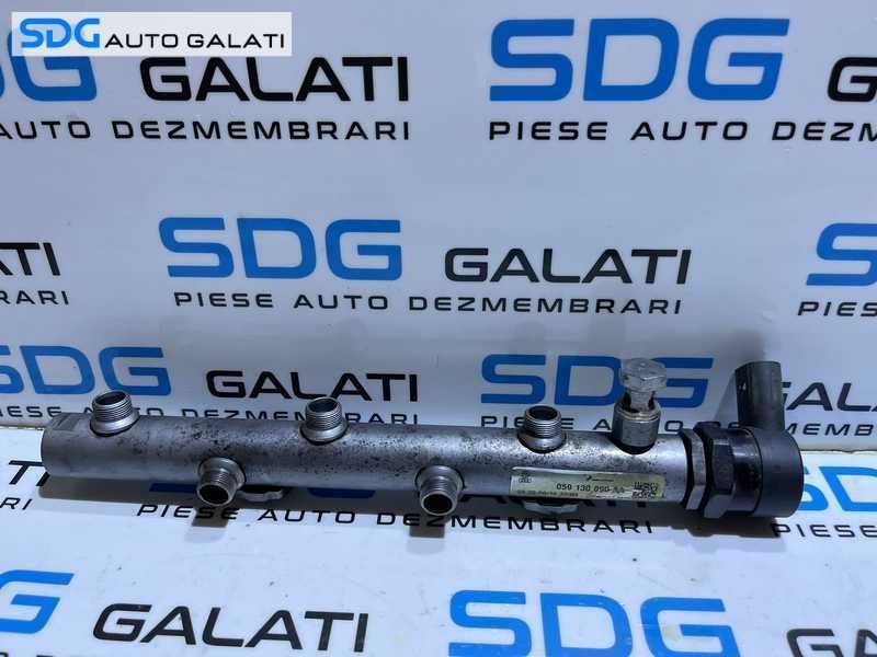 Rampa Presiune Injectoare Dreapta cu Senzor Regulator Audi A4 B7 2.7 TDI V6 BPP BSG 2005 - 2008 Cod 059130090AA 057130764C 0281002785[S0297]