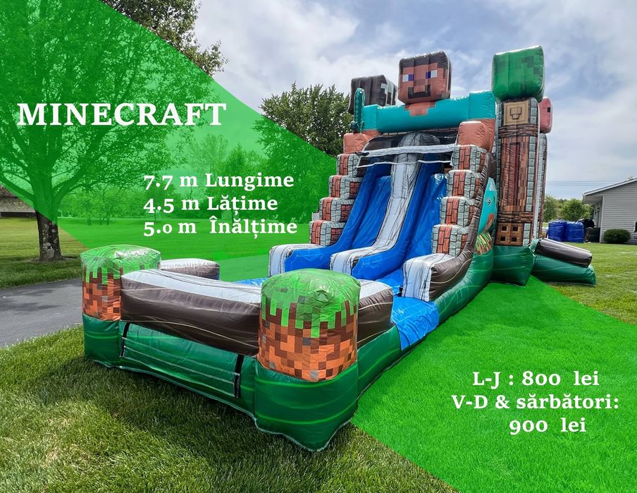 Tobogane gonflabile | Castelele | trambulina | animator| mascota| vata