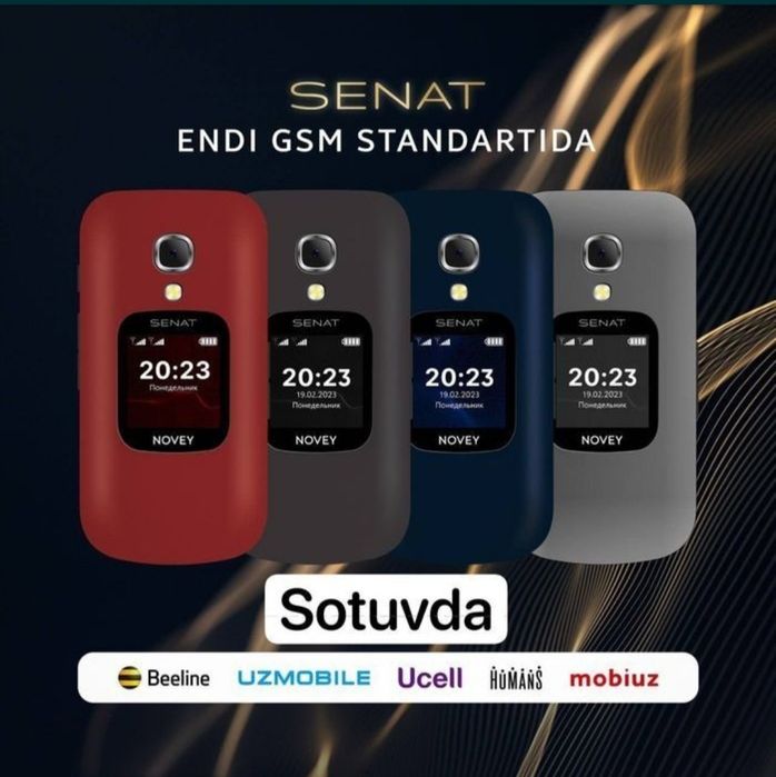 Novey Senat Gusto GSM, UZIMEI/Garantiya/Dastafka