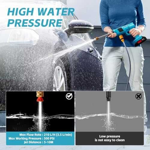 Преносима акумулаторна водоструйка 2 батерии 36V-5732