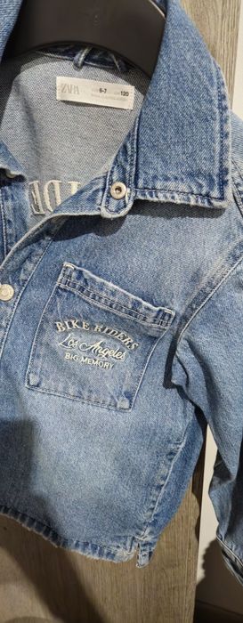 Jacheta blugi Zara baieti 6-7 ani