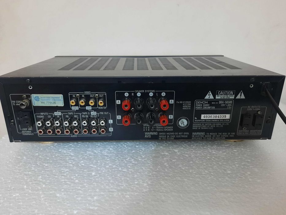 Denon DRA 565 RD Amplifier Columbia Dezign-Made in TAIWAN. Усилитель!