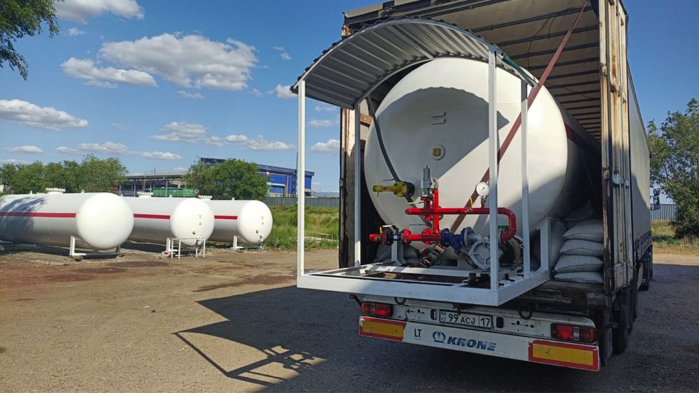 Агзс моноблок 25 куб , бочка газовая