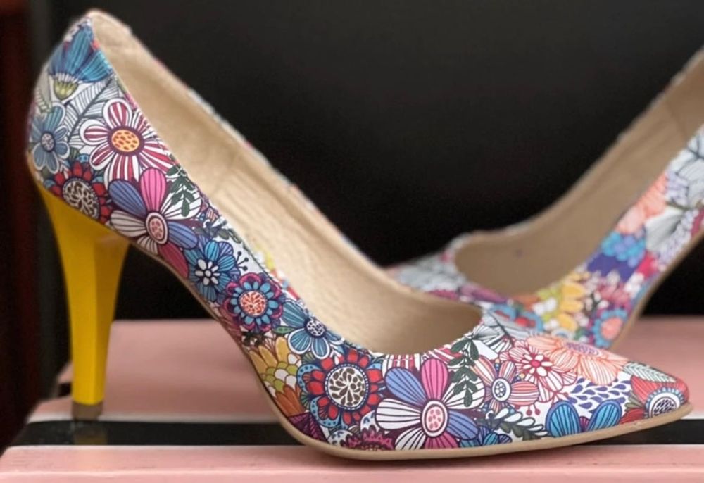 Stiletto piele naturală