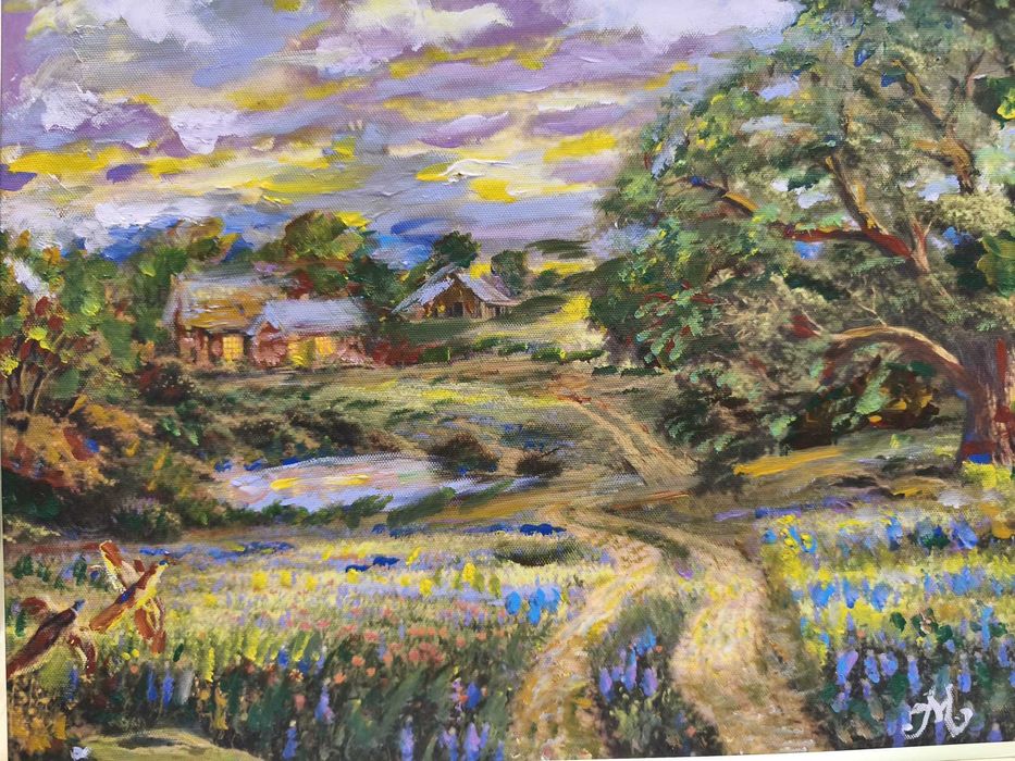 Tablouri si picturi handmade cu foita de aur-decoratiuni