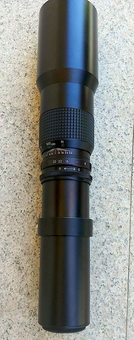 Canon 50mm Danubia f = 500mm 1 : 8 tele obiectiv Nikon Minolta Pentax
