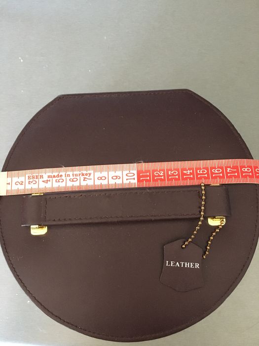 Кутия за бижута от естествена кожа