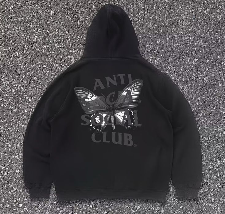 Худи на флисе ANTISOCIAL кофта