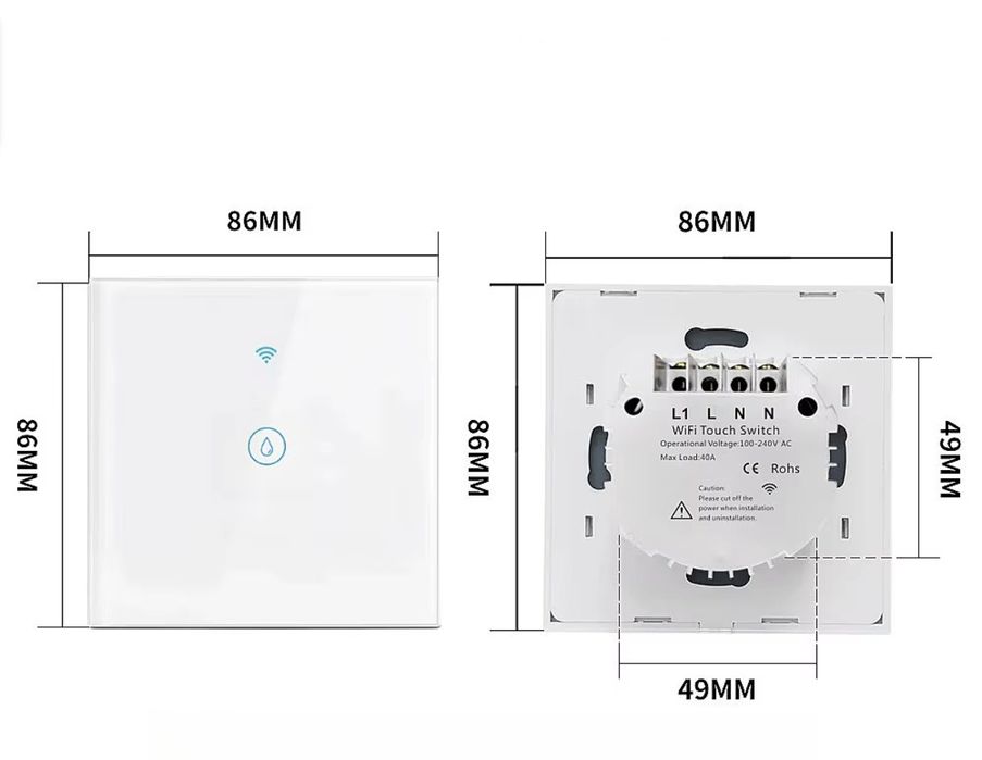 Смарт ключ за бойлер, седмичен програматор, таймер