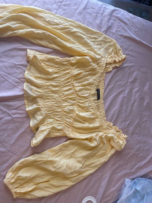 Блуза в жълто мохито 38