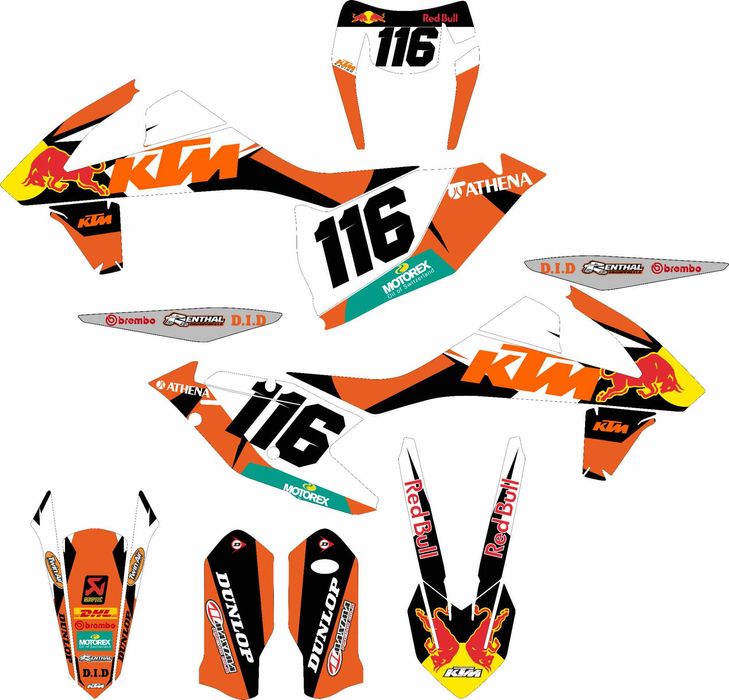 Stickere Grafice Enduro Cross atv ktm husqvarna honda Yamaha copii