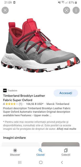 Timberland adidasi model deosebit