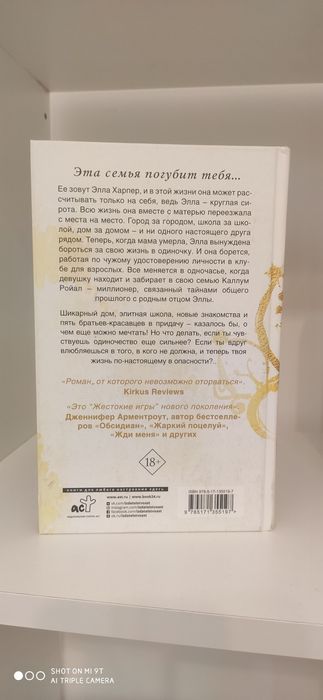 Бумажная принцесса, книга