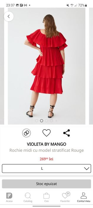 Rochie Violeta by Mango L