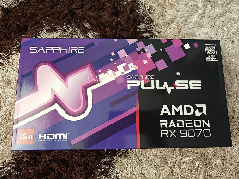 Sapphire Pulse Rx 9070 16Gb 256bit GDDR6