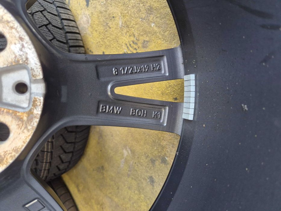 ROTI Jante + Anvelope VARA 225/40/19 - 255/35/19 5x112 OEM BMW Seria 3 G20 G21 Seria 4 Individual + Anvelope Pirelli 2025 RUN-FLAt