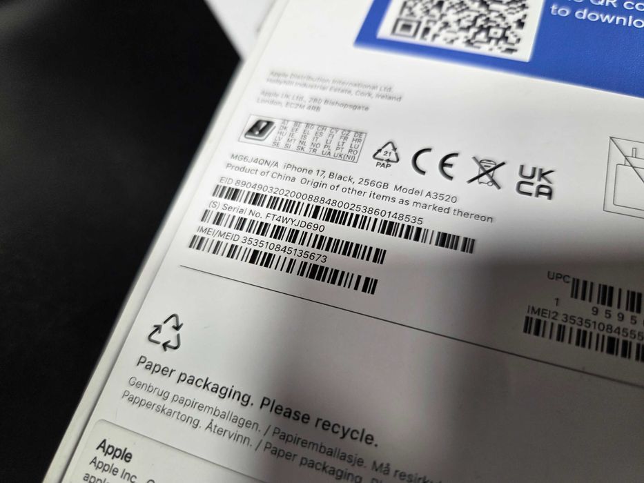 Hope Amanet P10/iPhone 17 256GB - NOU / NEACTIVAT -