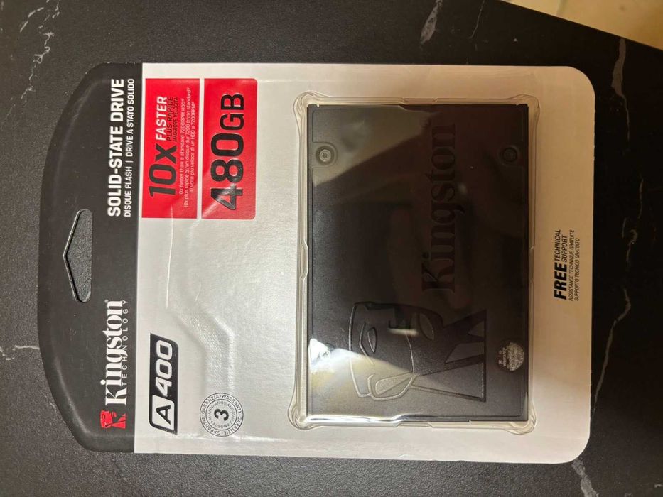НОВ SSD Kingston 480GB – неотварян, запечатан