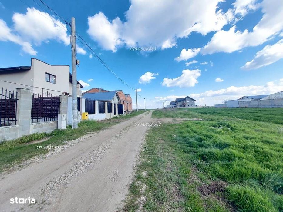 Teren intravilan 418 mp Berceni curent acte la zi construcție