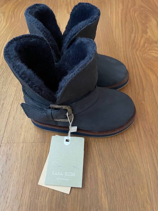 Ghete din piele pentru demi-sezon Zara, mărimea 22, preț 50 lei