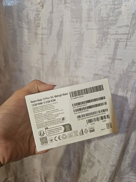 Xiaomi Redmi Note 13 Pro+ 5G 12GB/512GB Midnight Black - 300€