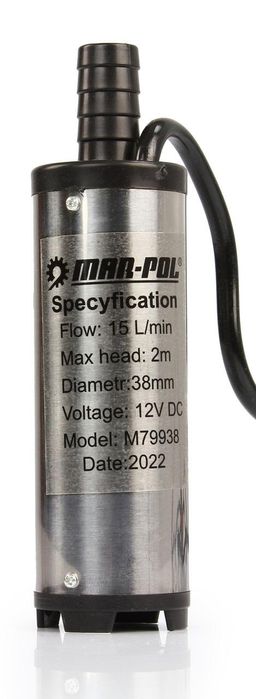 потопяема мини помпа 12v 38 мм за трансфер на дизелово гориво, ...
