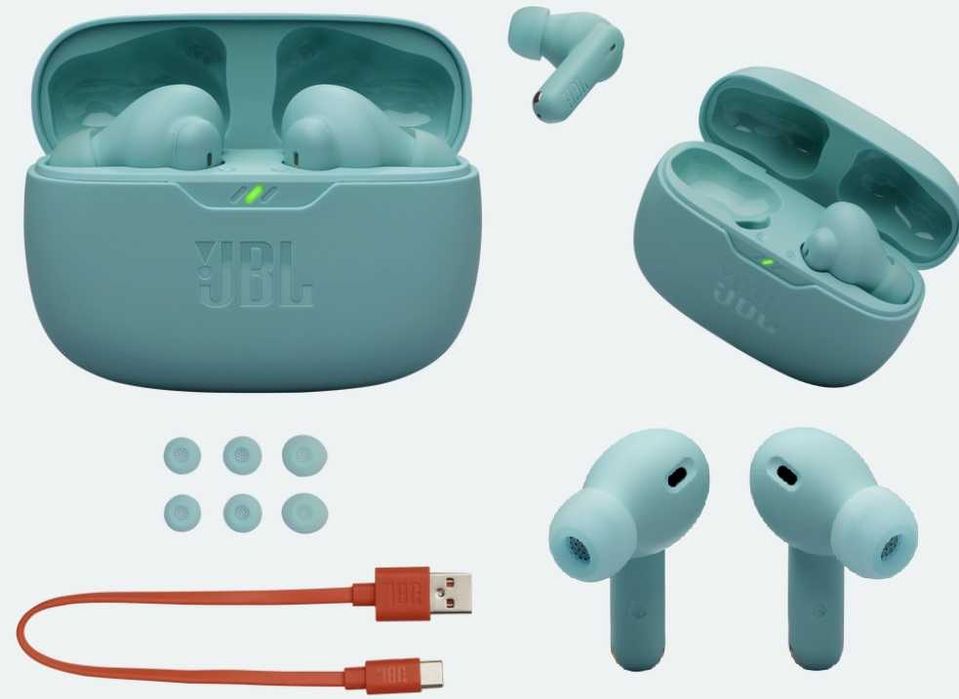 Casti JBL WAVE BEAM2 Blue with JBL Pure Bass