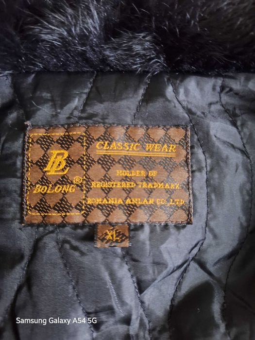 Haină de blana naturală de iepure