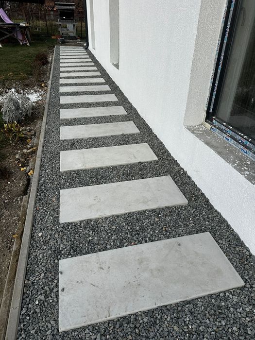 Dale beton-pași japonezi-trepte beton-pavaj modern