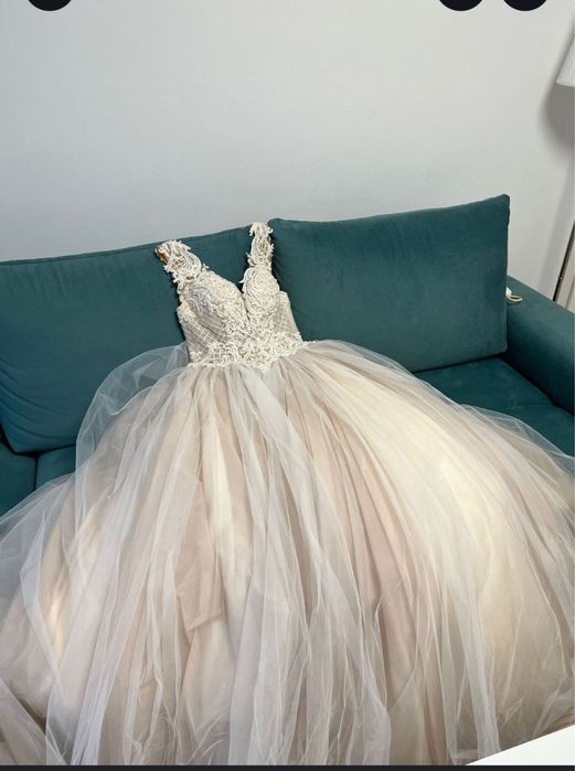Rochie mireasa , masura S-L corset .