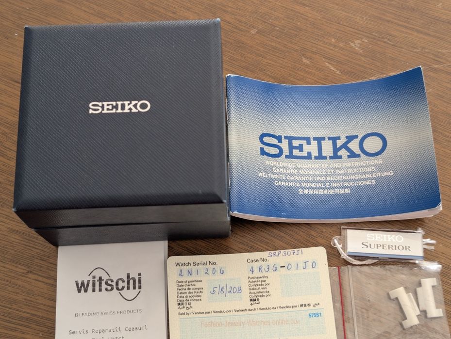 Ceas Automatic Seiko Black Monster Gen 2 SRP307 - Diver 200m Diver's 200m "Shark Tooth" - JDM